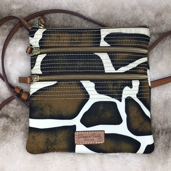 Dooney & Bourke Handbags - Dooney & Bourke Serengeti Triple Zip Crossbody